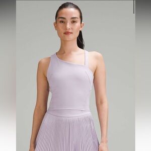 Lululemon Everlux Asymmetrical Tennis Tank Top Size 12